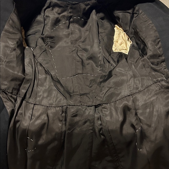 Women's Black Tailcoat Jacket wool blend black - Picture 13 of 17